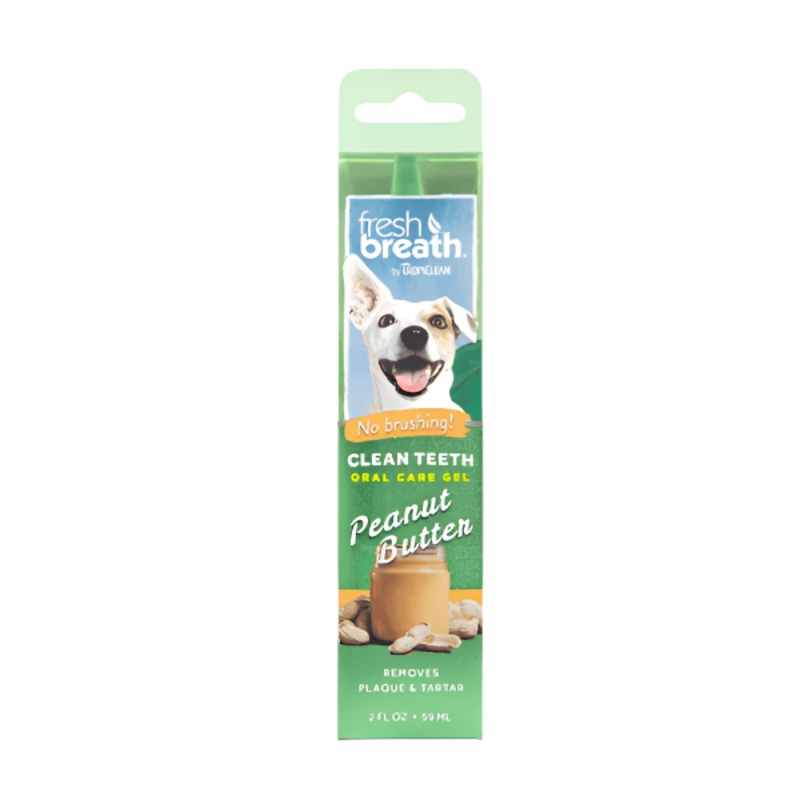 Tropiclean Clean Teeth Oral Care Gel Peanut Butter - 4oz