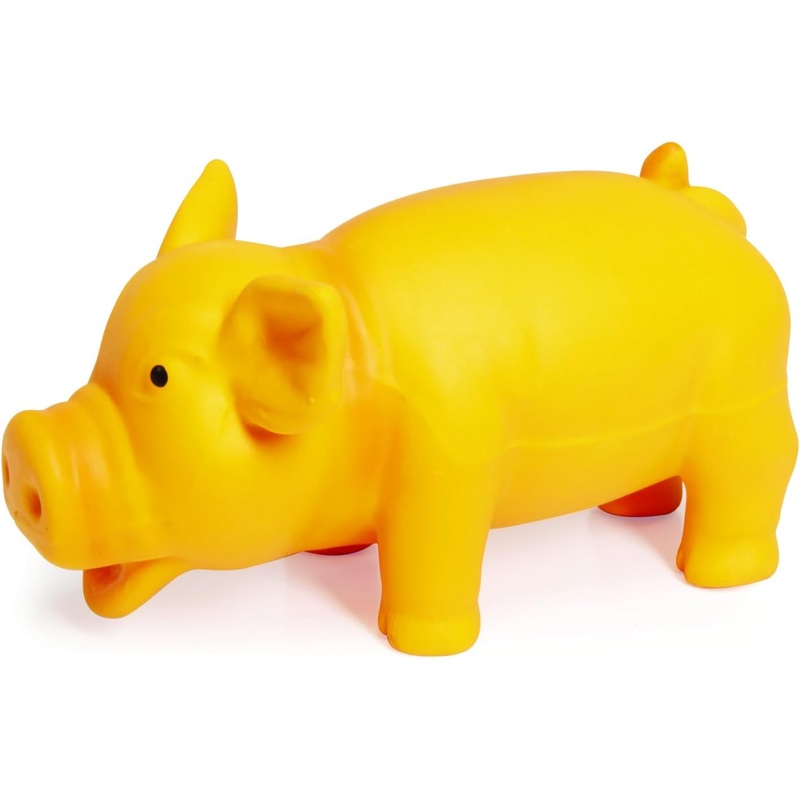 Camon Latex Toy Walking Pig with Wadding and Sound