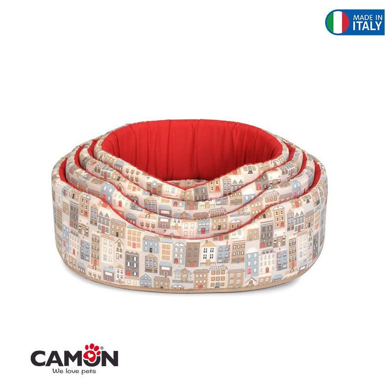 Camon Oval Bed DogS City 68cm