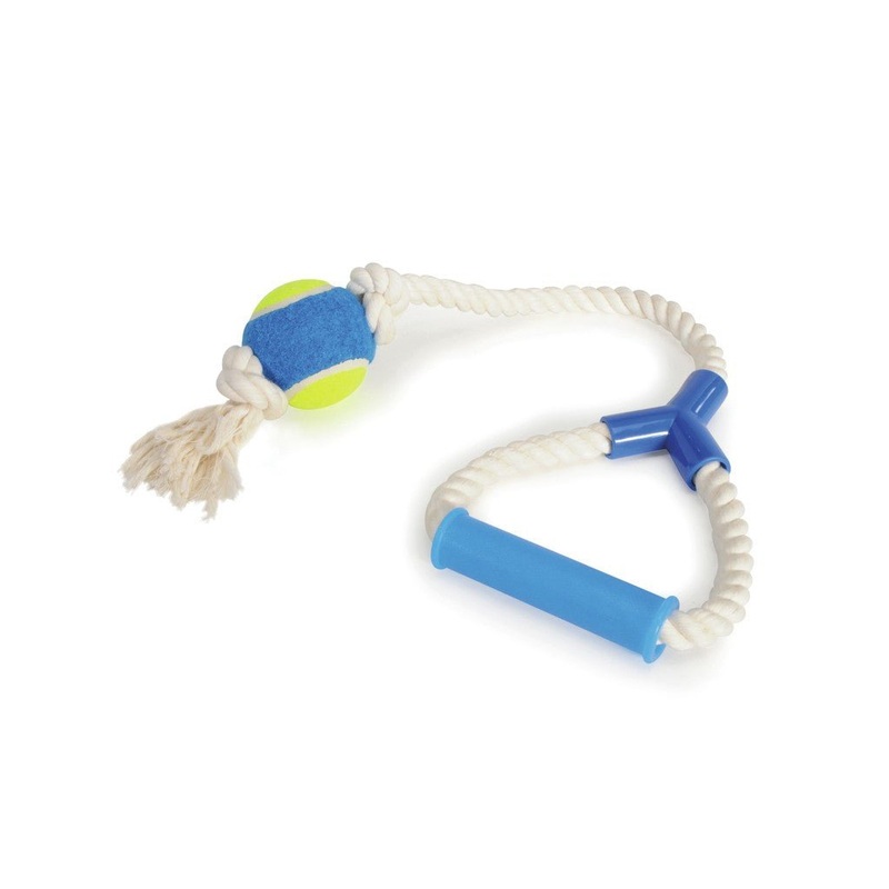 Camon Rope Toy - Rope with Handle and Ball