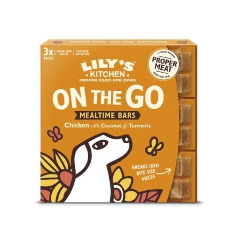 Lily's Kitchen Chicken on the Go Bars Multipack for Dogs - 3x40g