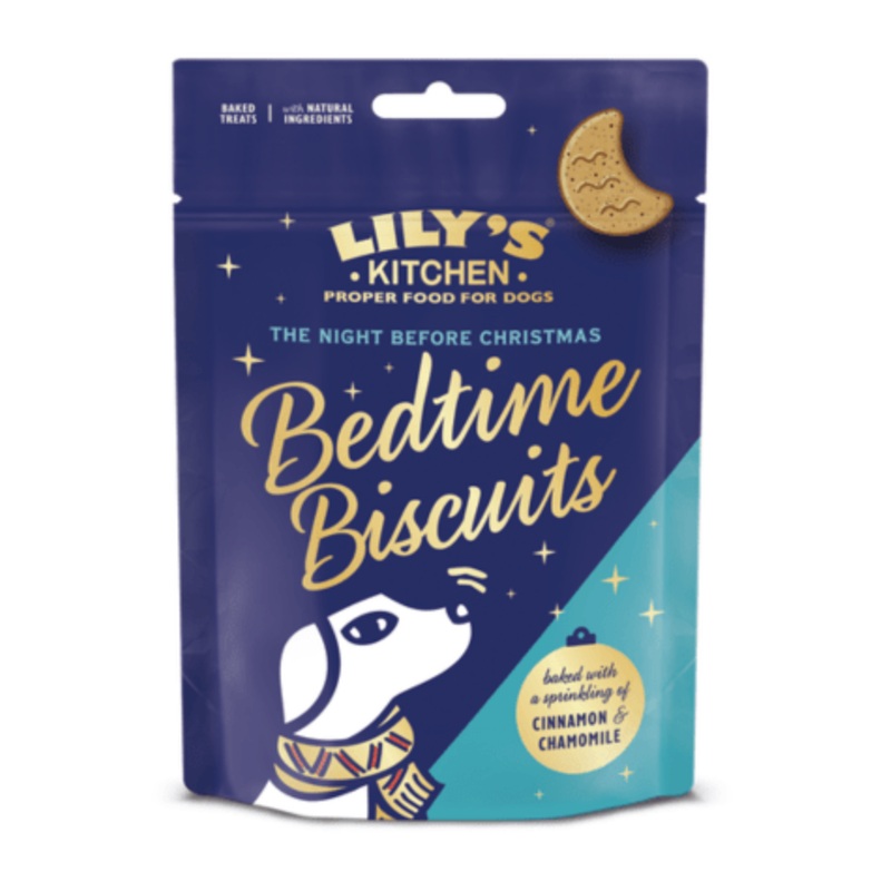 Lily's Kitchen Christmas Bedtime Biscuits Dog Treats - 80g