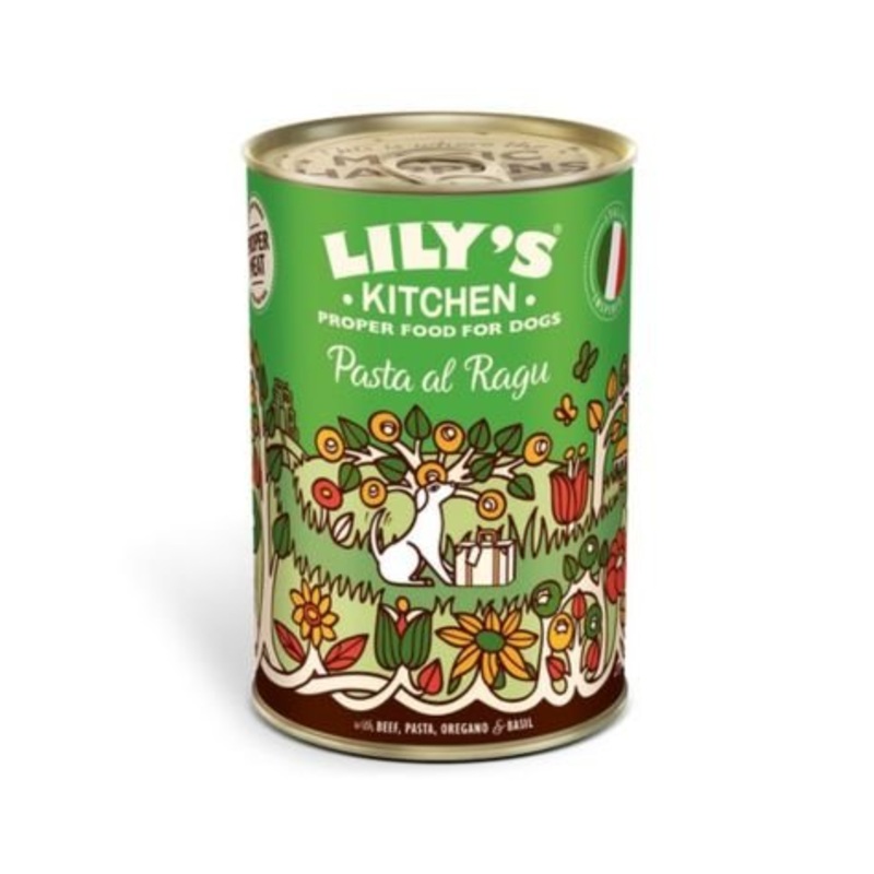 Lily's Kitchen Dog Pasta Al Ragu Wet Dog Food - 6x400g