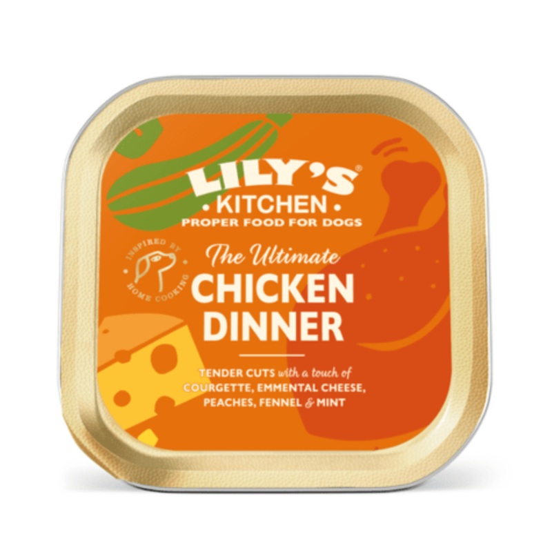 Lily's Kitchen The Ultimate Chicken Dinner Wet Dog Food - 3x150g