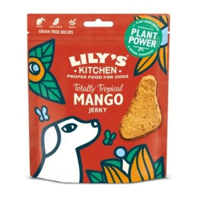Lily's Kitchen Totally Tropical Mango Jerky Dog Treats - 70g