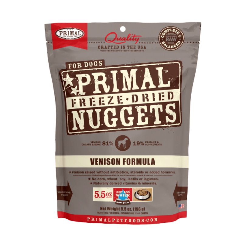 Primal Canine Venison Freeze-Dried Formula  5.5oz