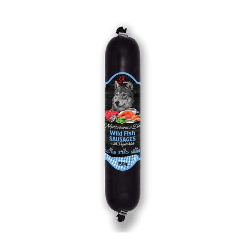 Alpha Spirit Mediterranean Sausage Wild Fish with Vegetables