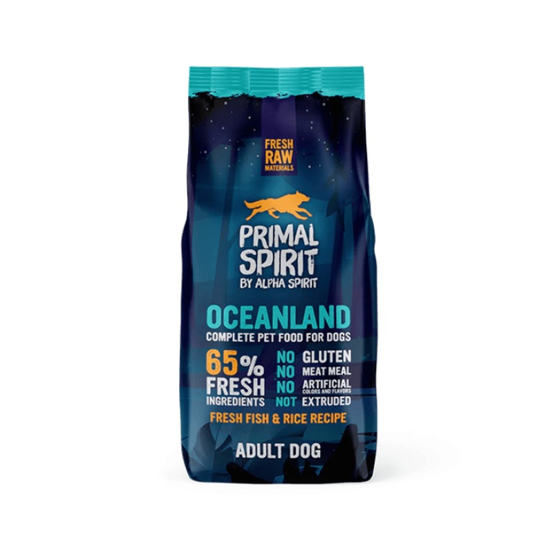 Alpha Spirit Primal 65% Oceanland Dry Dog Food