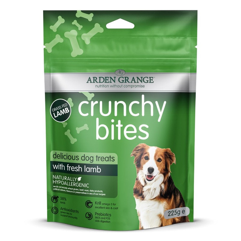 Arden Grange Crunchy Bites Lamb Dog Treats - 225g