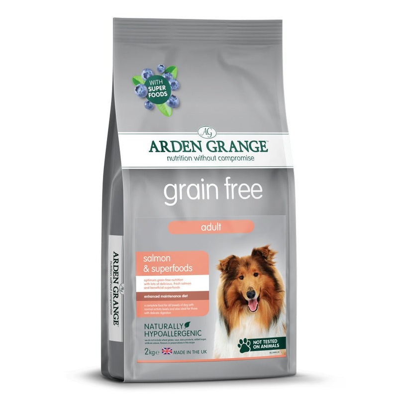 Arden Grange Grain Free Adult Salmon Dog Dry Food
