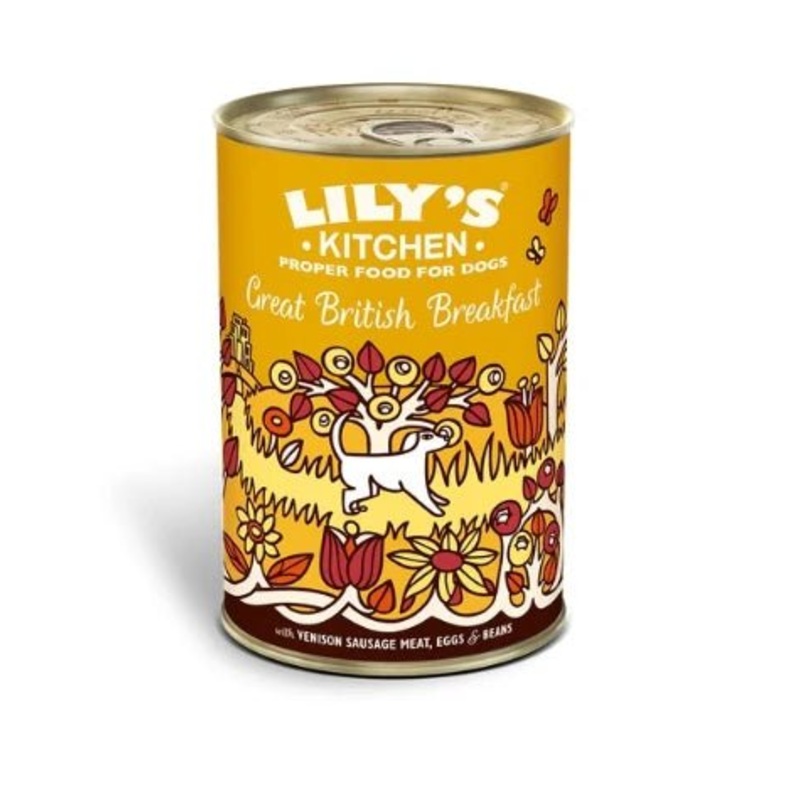 Lily's Kitchen Great British Breakfast Wet Dog Food Box - 6x400g