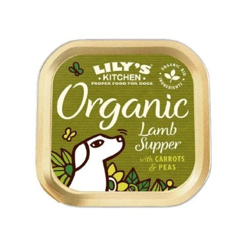 Lily's Kitchen Organic Lamb Supper Wet Dog Food Box - 11x150g