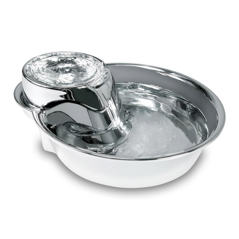 Pioneer Pet Big Max Pet Drinking Fountain  Stainless Steel -128oz