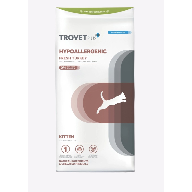 Trovet Plus Pouch Dog Turkey Veterinary Diets Wet Food - 3x300g