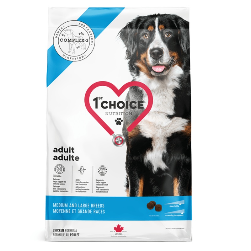 1st Choice Medium & Large Breeds  Chicken Formula Adult Dog Dry Food