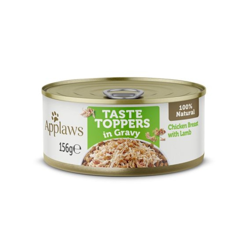 Applaws Taste Topper in Gravy Chicken Lamb Dog - 3x156g