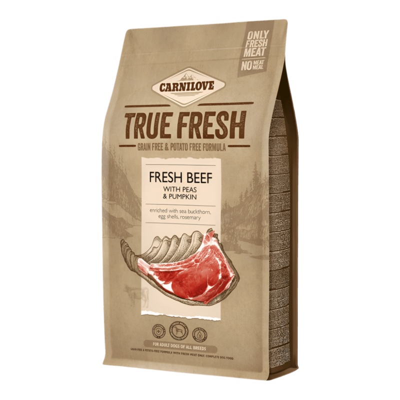 Carnilove True Fresh Beef Adult Dry Dog Food - 1.4kg