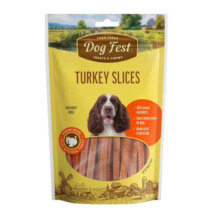 Dog Fest Turkey Slices For Adult Dogs