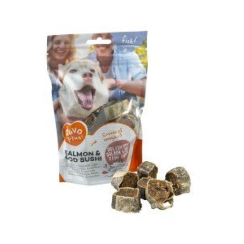 Duvo Salmon & Cod Sushi Dog Treats -120g