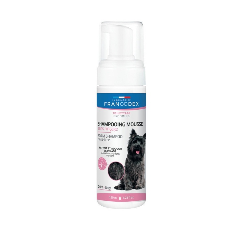 Francodex Rinse-Free Foam Shampoo For Dogs - 150ml