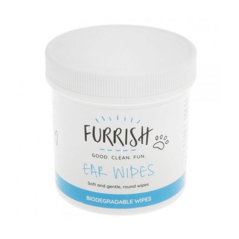 Furrish Ear Wipes For Dog  100 Wipes