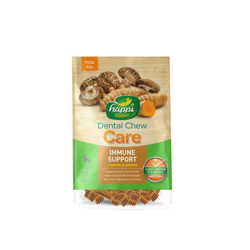 Happi Doggy Dental Chew Care-Immune Support - 150g