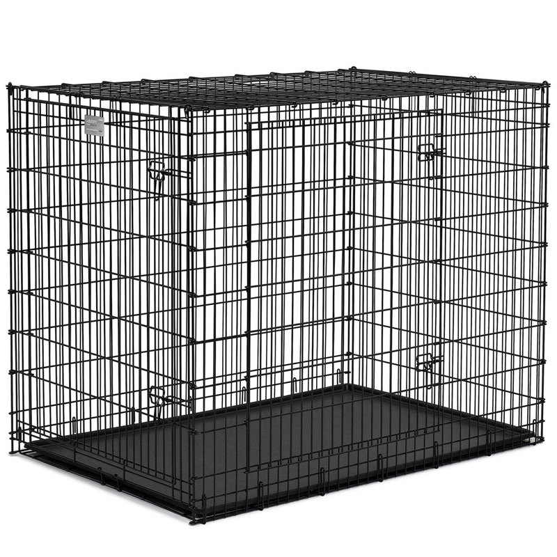 MidWest Crate Black Double Door 54