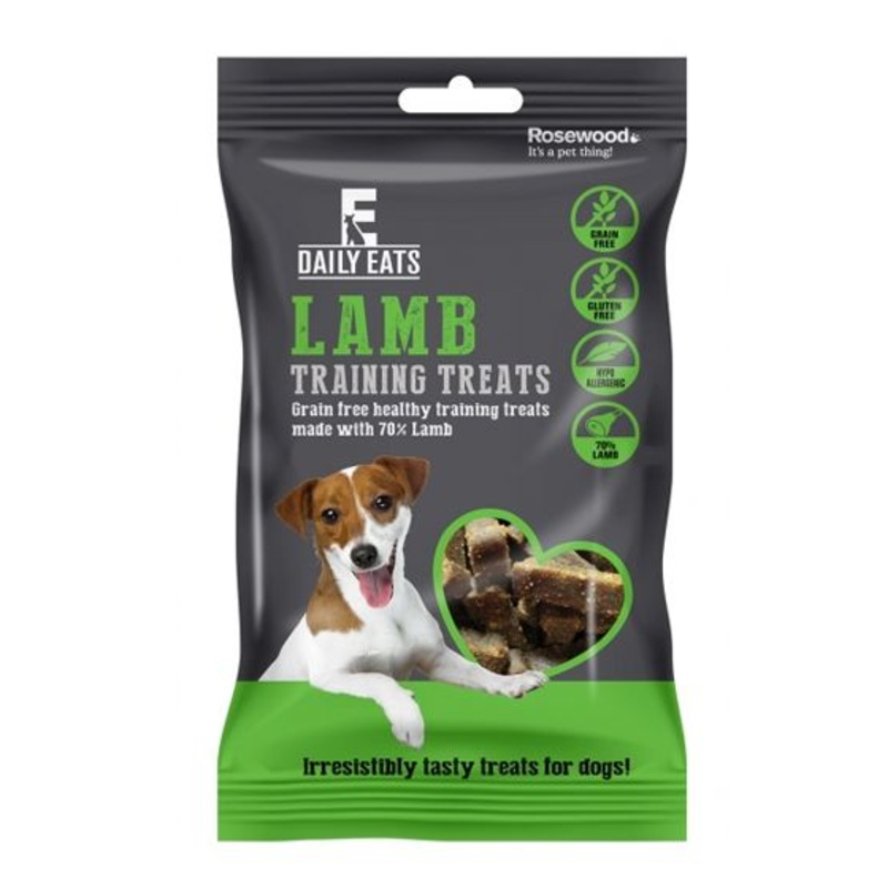 Rosewood Natural Eats Lamb Dog Training Treats - 100g