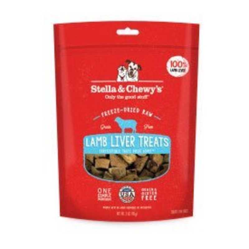 Stella & Chewy's Lamb Liver Treats  3 Oz  8/Cs