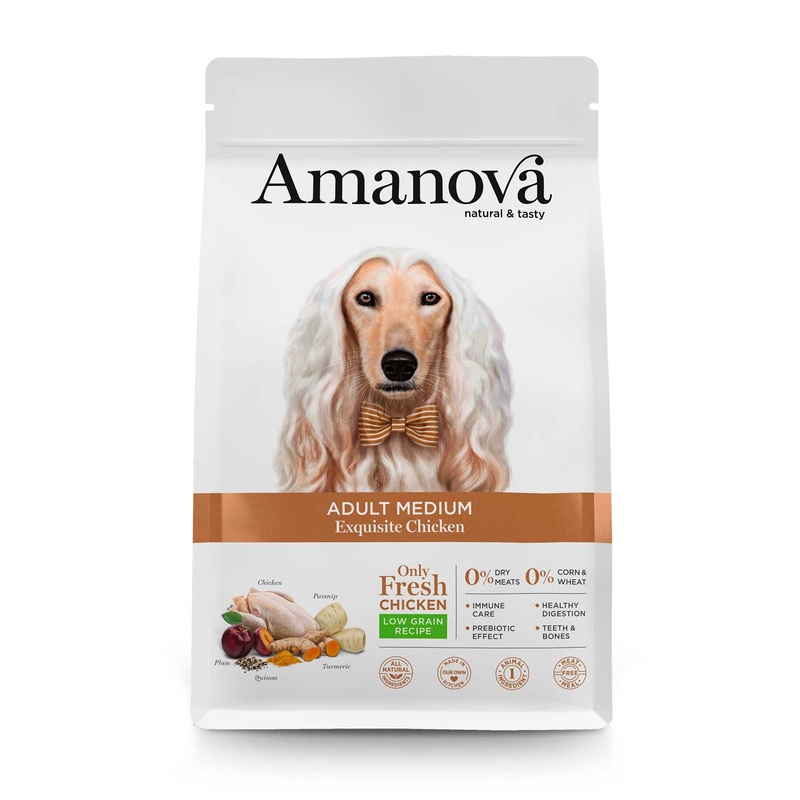 Amanova Dry Adult Medium Exquisite Chicken - 2kg