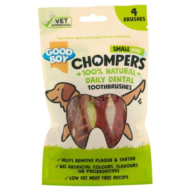 Armitage Goodboy Chompers Dental Toothbrush Small 4/pk - 60g