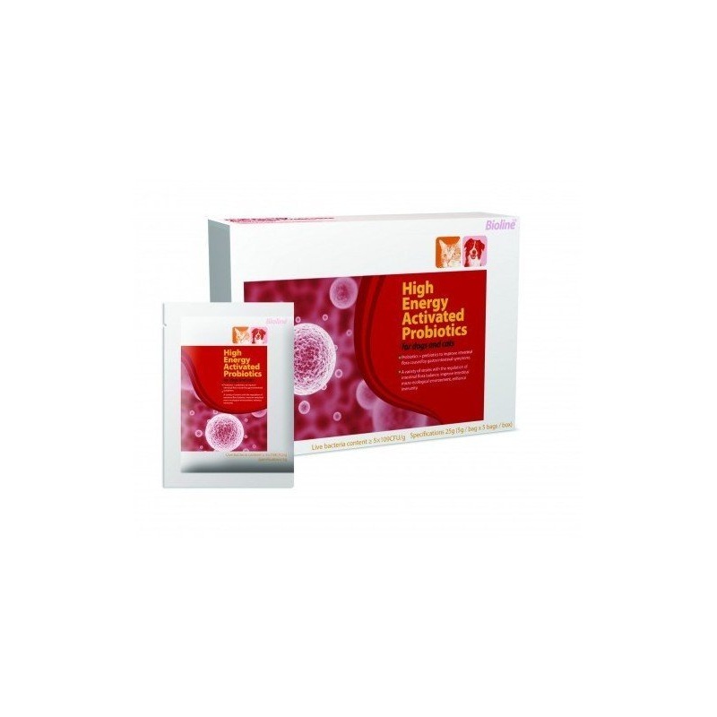 Bioline Activated Probiotics For Dogs & Cats - 25g