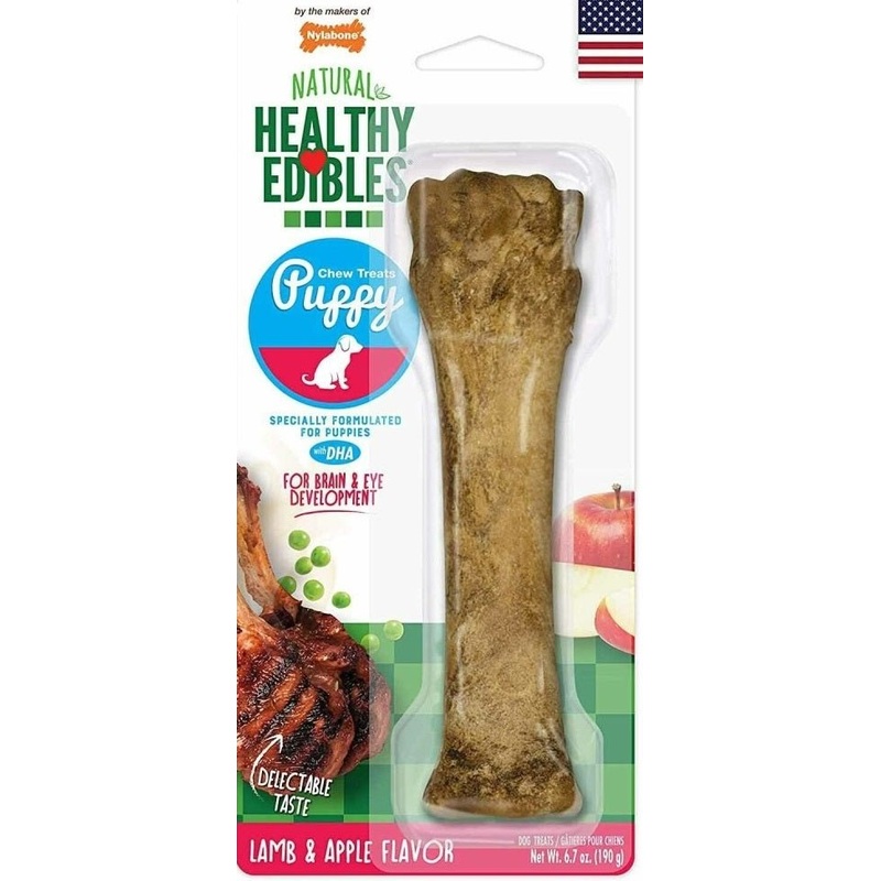 Nylabone Healthy Edibles Puppy Lamb & Apple 1Ct Souper