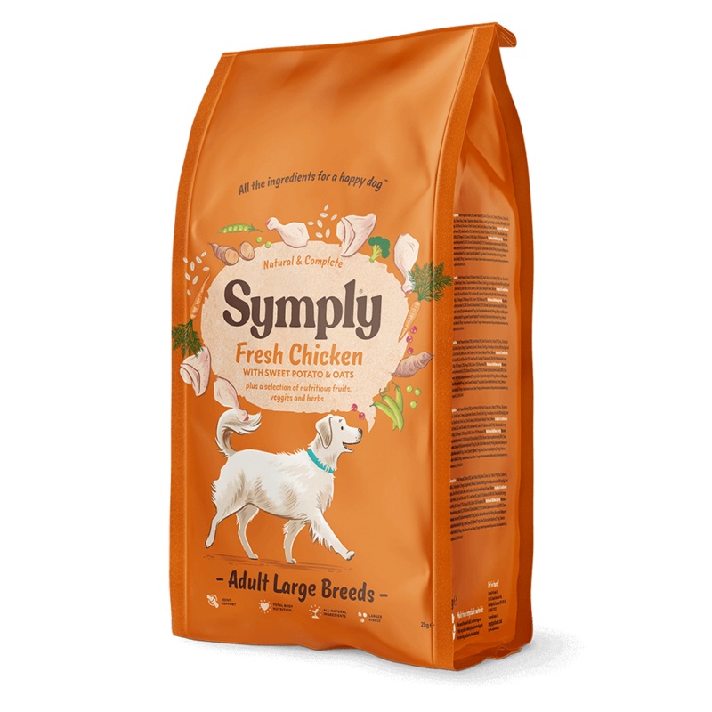 Symply Adult Large Breed Chicken Dry Dog Food - 12kg
