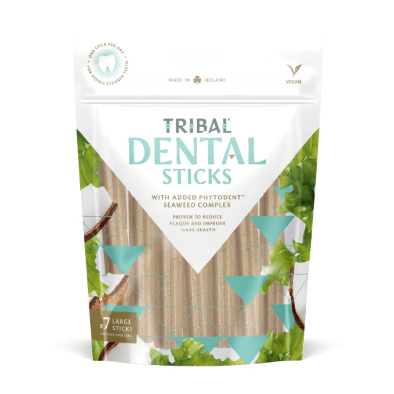Tribal Dental Sticks Large Dog Treats - 7x25g