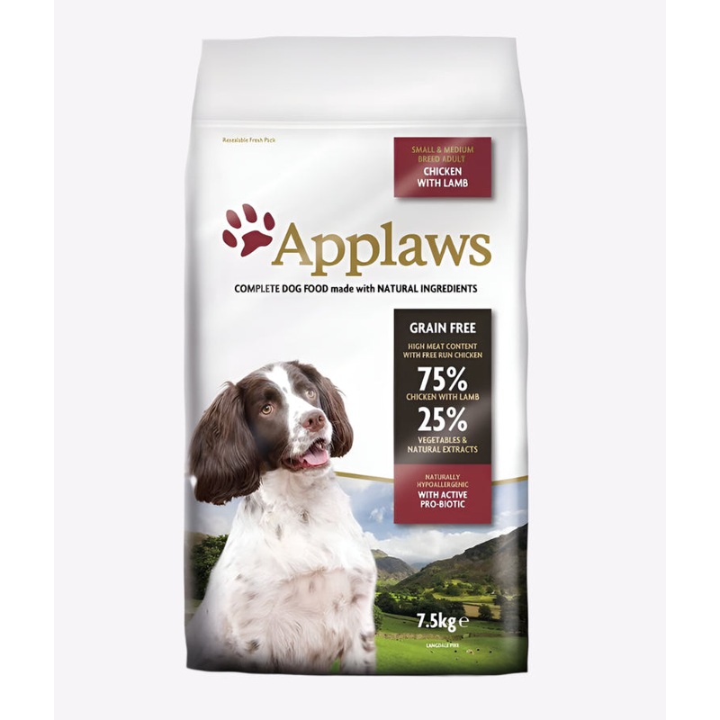 Applaws Chicken With Lamb Small & Medium Breed Adult Dry Dog Food