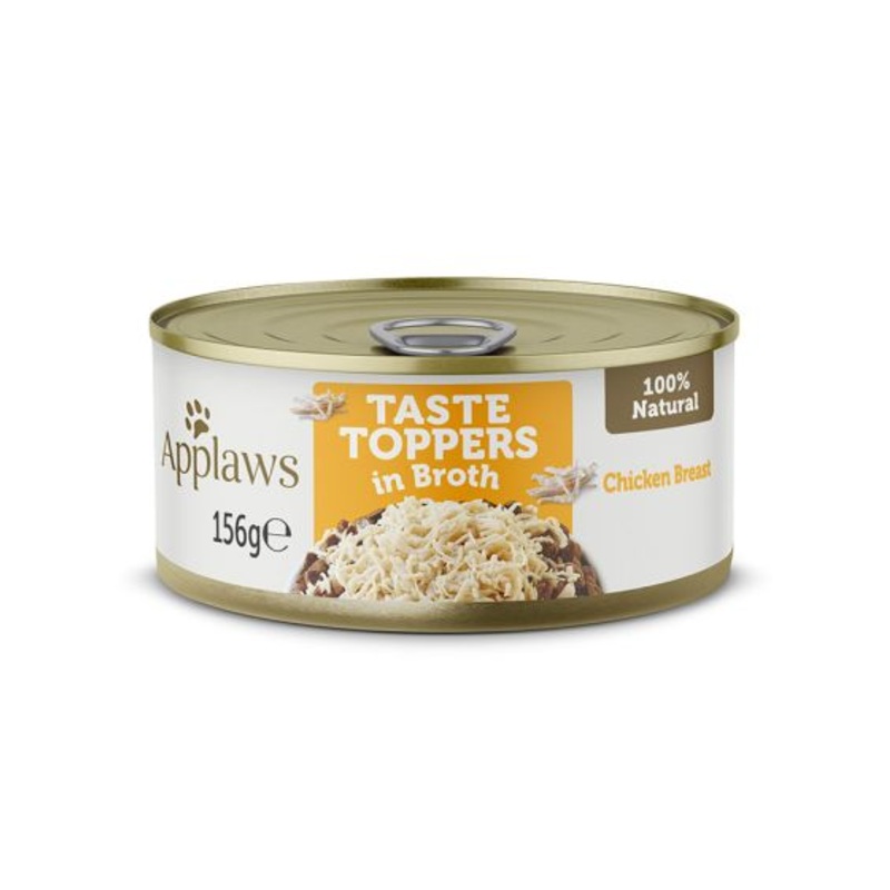 Applaws Taste Topper in Broth Chicken Dog Tin - 3x156g