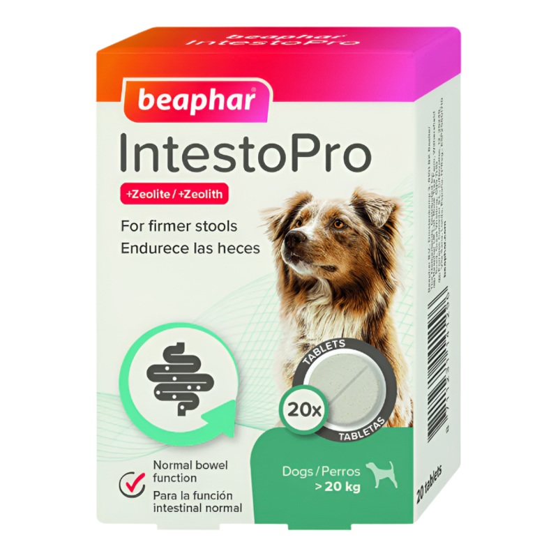 Beaphar IntestoPro Anti Diarrhea Tablet Large Dog - 20 tab