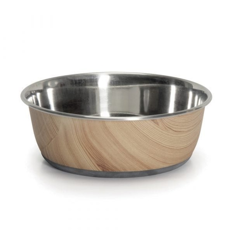 Camon Durapet Selecta Cubic Printing Steel Bowl
