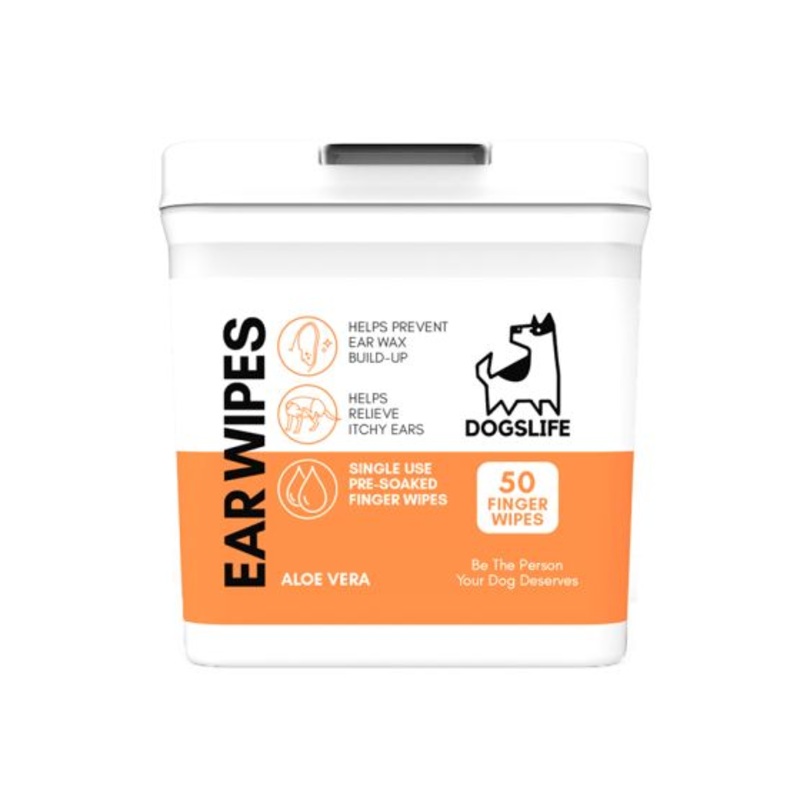 DogsLife Ear Wipes Aloe Vera Dog - 50pcs