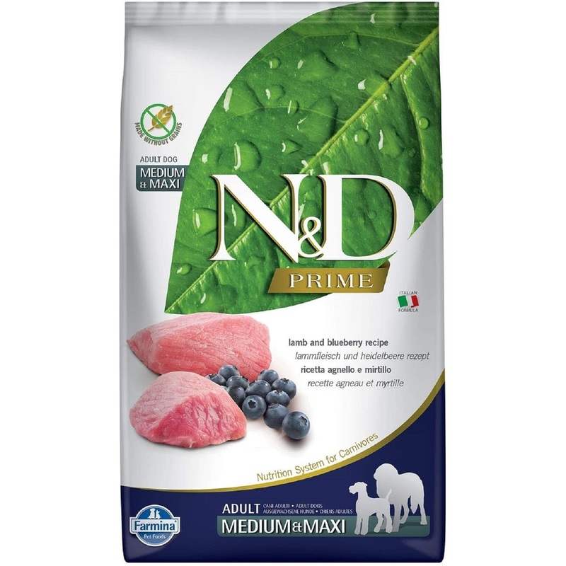 Farmina Prime Dog Lamb & Blueberry Adult MED-MAXI Dry Food - 12kg