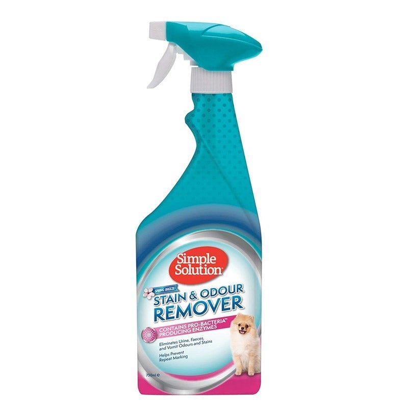 Simple Solution Dog Stain and Odour Remover Spring Breeze - 750ml
