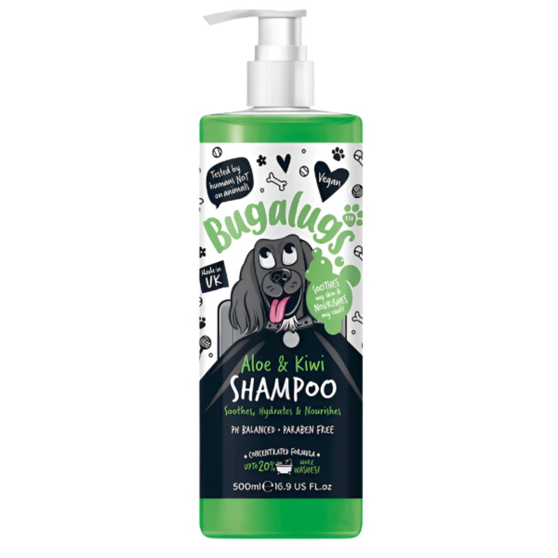 Bugalugs Aloe & Kiwi Soothing Dog Shampoo - 500ml