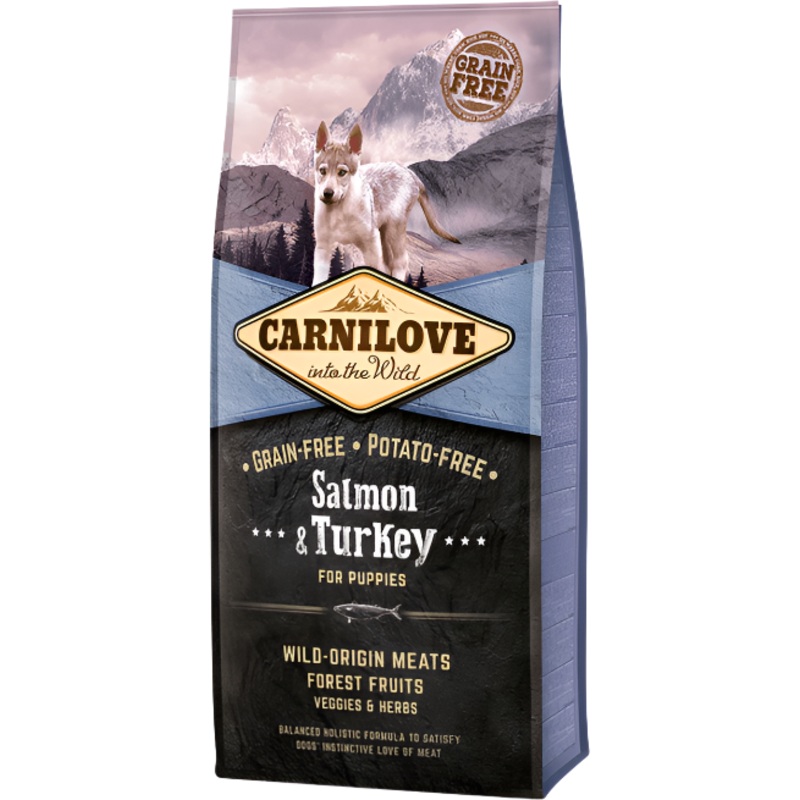 Carnilove Salmon & Turkey Puppies Dry Food