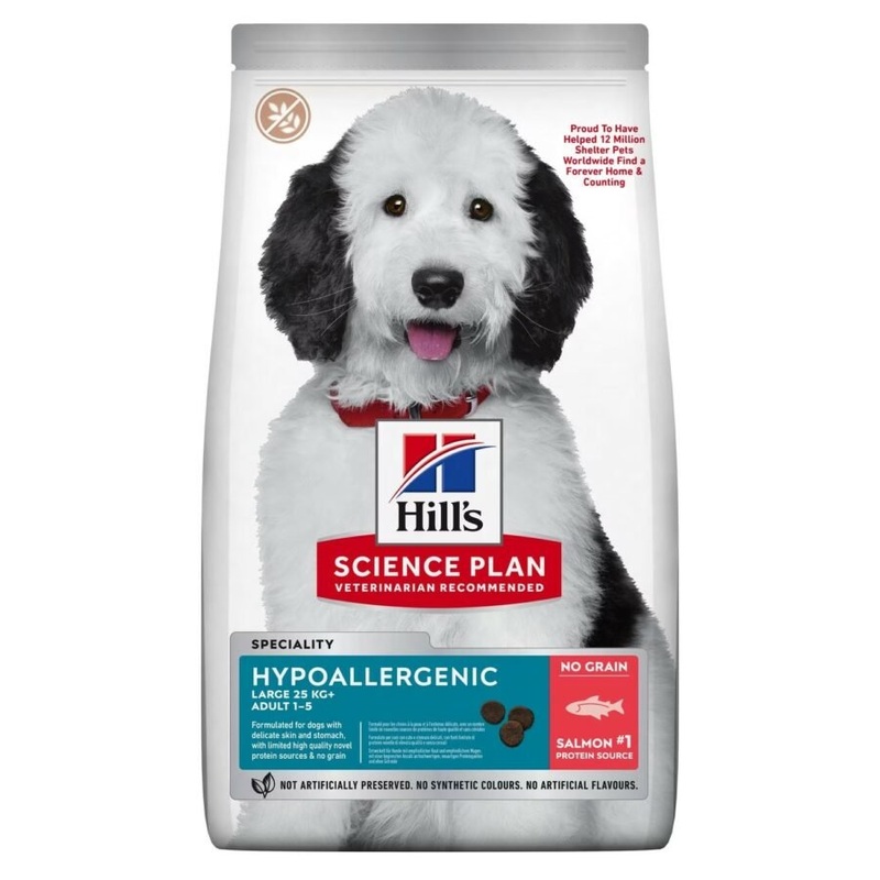 Hills Science Plan Hypoallergenic Large Breed Adult Dry Dog Food With Salmon - 12kg