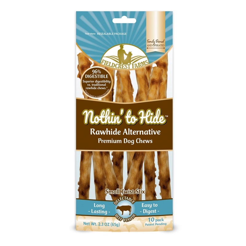 NOTHIN' TO HIDE SMALL TWIST STIX - BEEF 65G