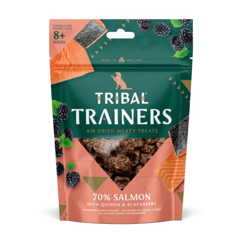 Tribal Trainers Salmon Quinoa & Blackberry Dog Treats - 80g