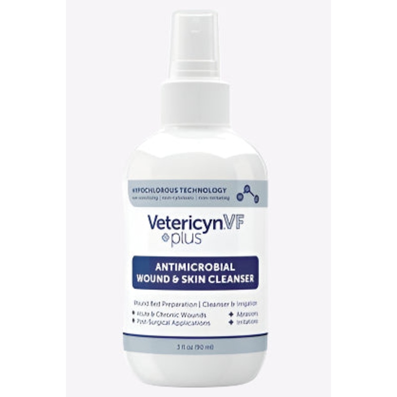 Vetericyn VF Plus Antimicrobial Wound and Skin Cleanser - 3oz