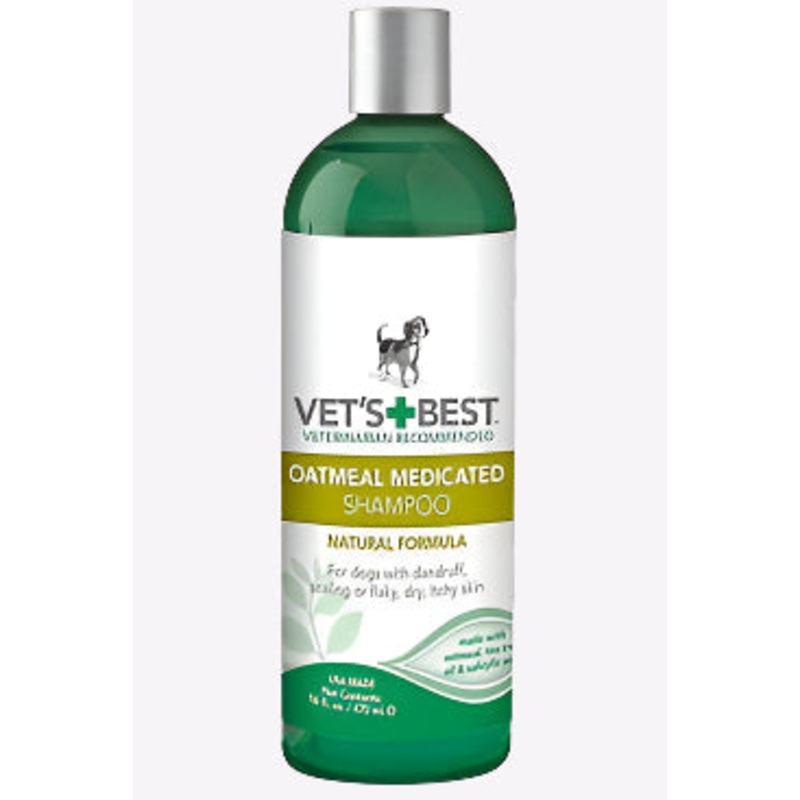 Vets Best Oatmeal Medicated Dog Shampoo - 16oz