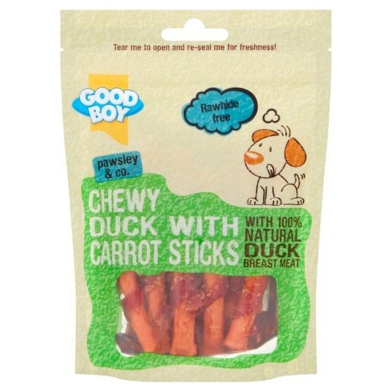 Armitage Good Boy Duck Carrot  Stick Dog Treat - 90g